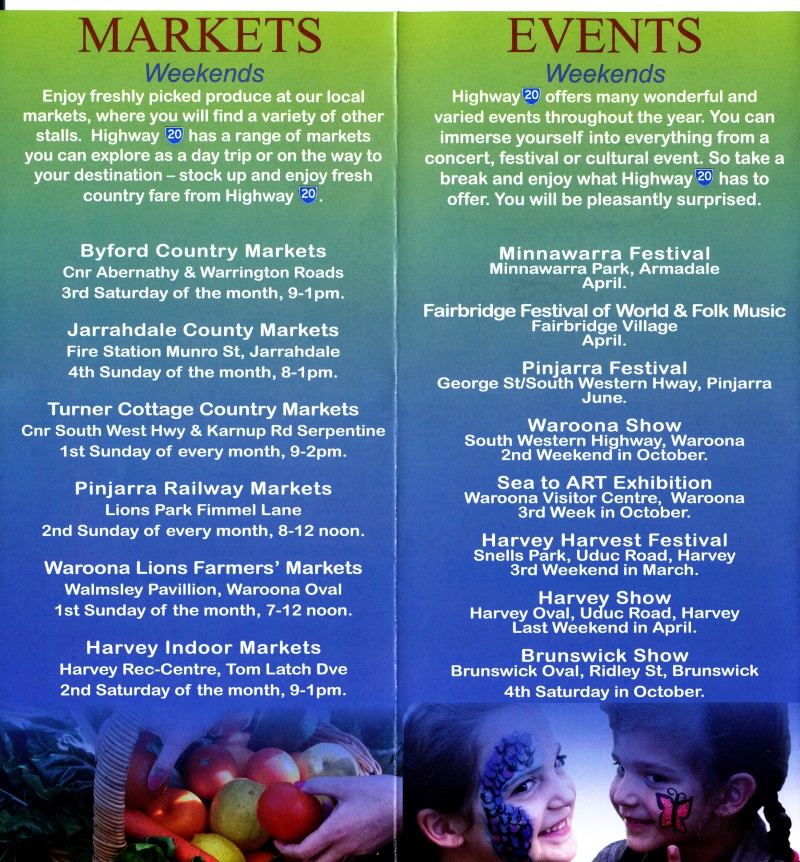 Events along Highway 20