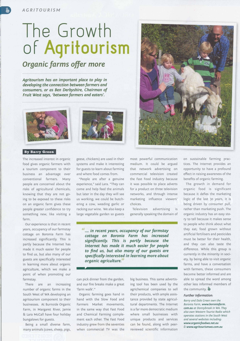 About Agritourism