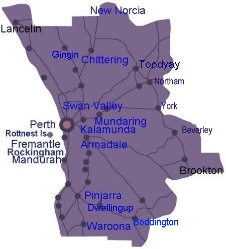 Experience Perth map currently downloading